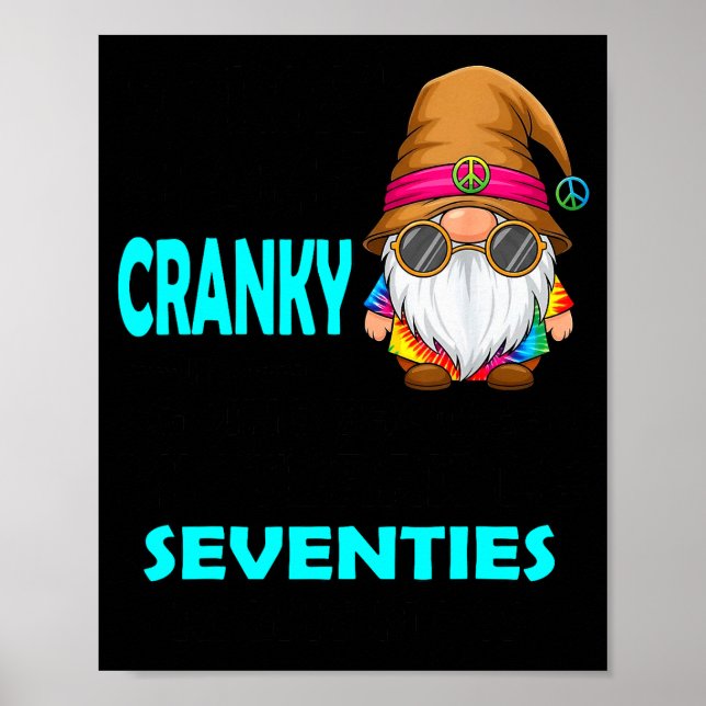 Poster Gnome Sorry I'm Cranky Im Going Through My Terribl (Frente)