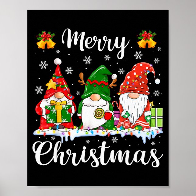 Poster Gnomes Xmas Shirts Merry Christmas Men Women Kids  (Frente)