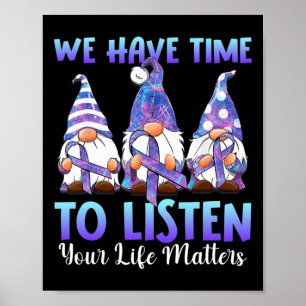 Poster Gnomias Temos Tempo Para Ouvir O Seu Problema De V