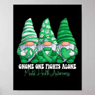 Poster Gnomies do Laço Verde do Mês de Conscientização so