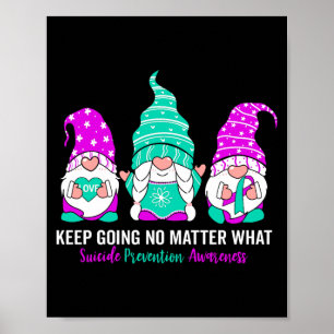 Poster Gnomo de Conscientização sobre Prevenção Conscient