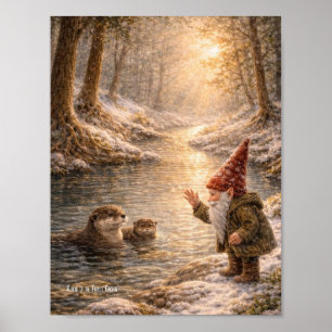 Poster Gnomo e Lontra
