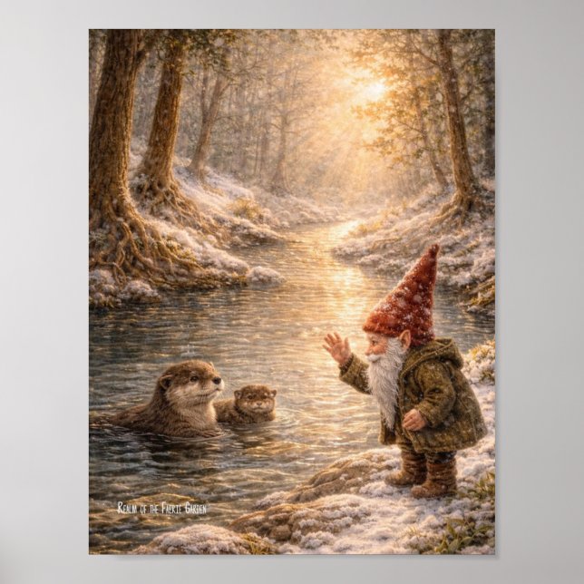 Poster Gnomo e Lontra (Frente)