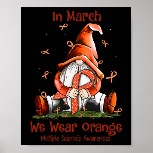 Poster Gnomo Em Março Vestimos A Esclerose Múltipla Laran