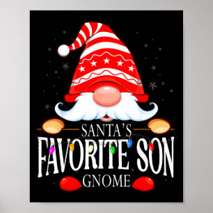 Poster Gnomo Filho Favorito do Papai Noel Correspondência