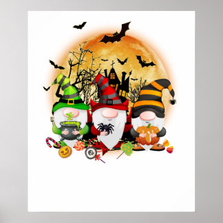 Poster gnomo halloween