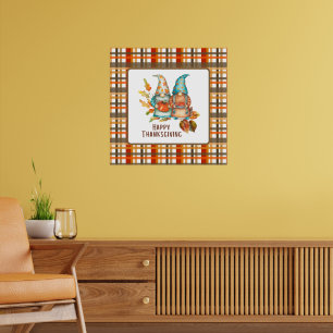 Poster Gnomos de Ação de Graças