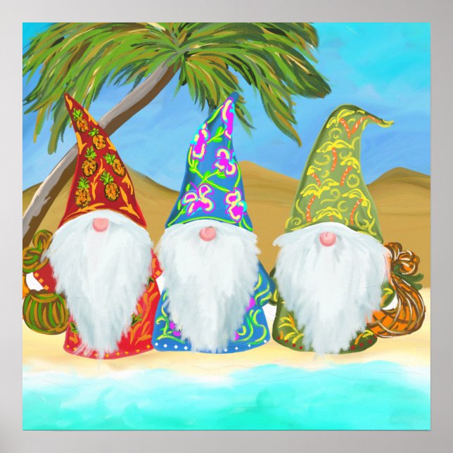 POSTER GNOMOS DE PRAIA (Frente)