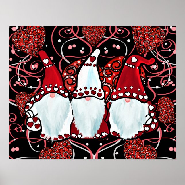 POSTER GNOMOS DO DIA DOS NAMORADOS   (Frente)