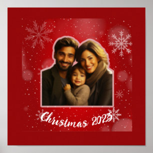 Poster Gnomos Natal Personalizar o Fundo de Fotografias