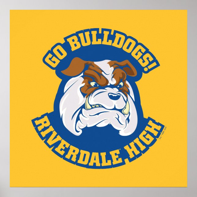 Poster Go Bulldogs - Riverdale High (Frente)