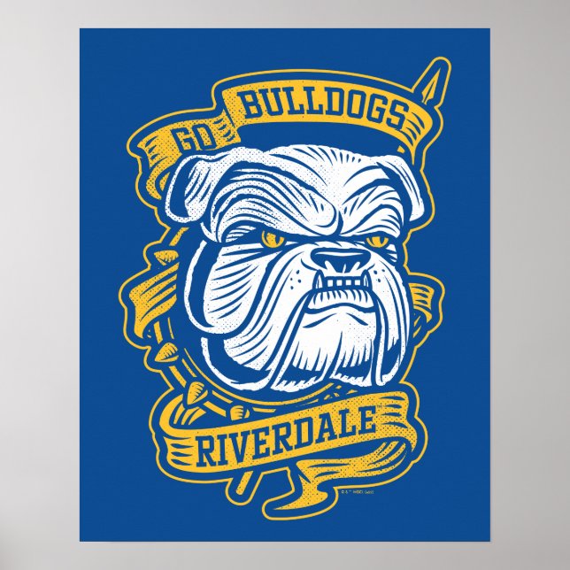Poster Go Bulldogs - Riverdale Mascot Banner (Frente)