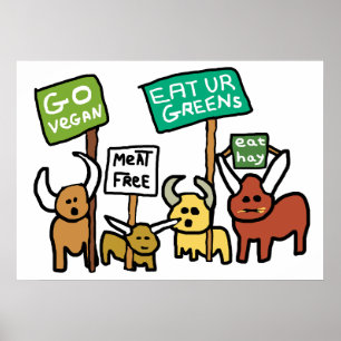 Poster Go Vegan
