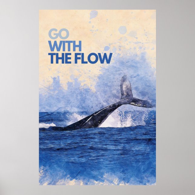 Poster Go with the flow C (Frente)