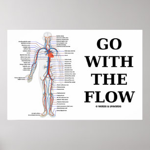 Pôster Go With The Flow (Circulatory System)