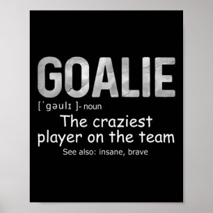 Poster Goalie Gear Goalkeeper Definição Soccer Hocke