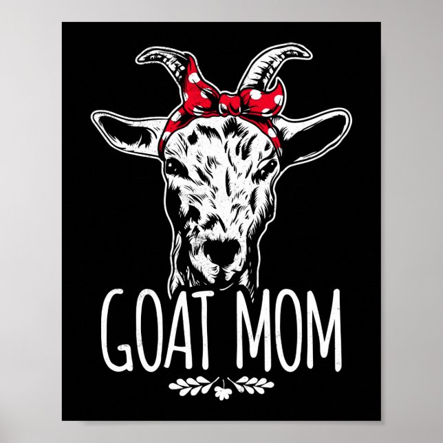 Poster Goat Mãe Bandana (Frente)