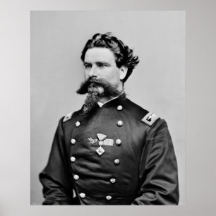 Pôster Goatee impressionante da guerra civil, 1860s
