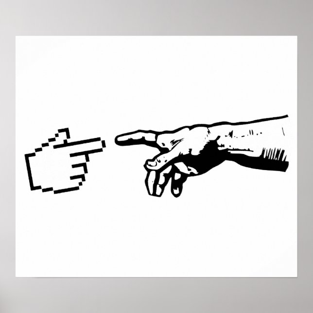 Poster God and The Machine Hands (Frente)