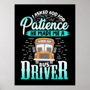 Poster God Made Me A Bus Driver