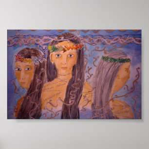 Pôster Goddes triplo