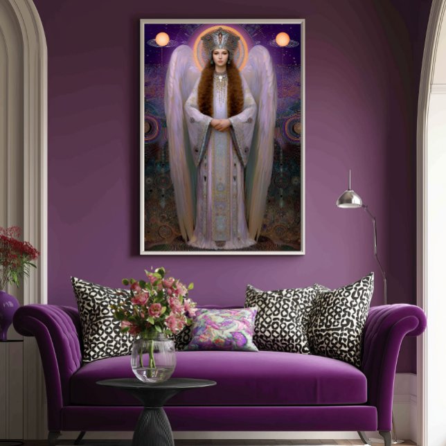 Poster Goddess Shekinah High Frequency Kabbalist Art (Criador carregado)