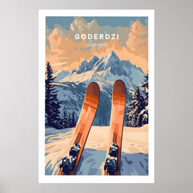 Poster Goderdzi Ski Print 1 (Frente)