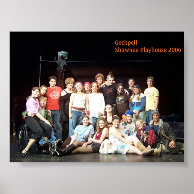 Pôster Godfel Shawnee Playshouse 2006 Cast (Frente)