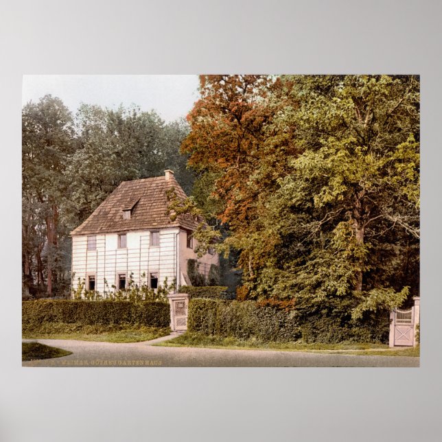 Poster Goethe's Gartenhaus (Frente)