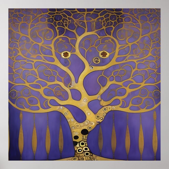 Poster Gogh,Impressionismo arte,Gustav Klimt,Klimt art (Frente)