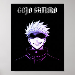 Poster Gojo Saturo Anime 