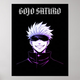 Poster Gojo Saturo Anime 