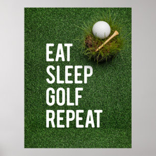 Poster Gol Funny Cotes para Golfer