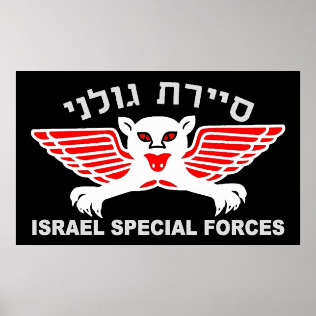 Pôster Golani Recon Dark (Frente)