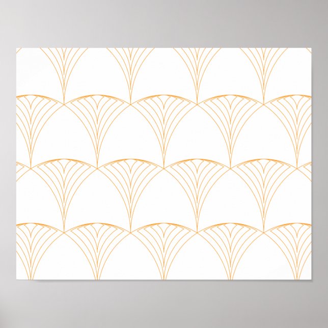 Poster Gold, elegant simple luxurious traditional pattern (Frente)