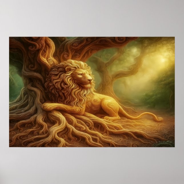 Poster Gold Lion  (Frente)