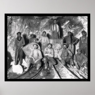 Pôster Gold Miners in South Africa 1904