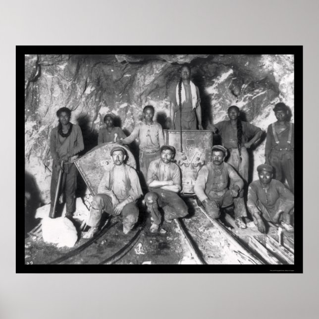 Pôster Gold Miners in South Africa 1904 (Frente)