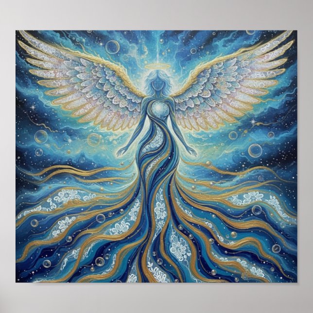 Poster GoldBlueMysticAngel (Frente)