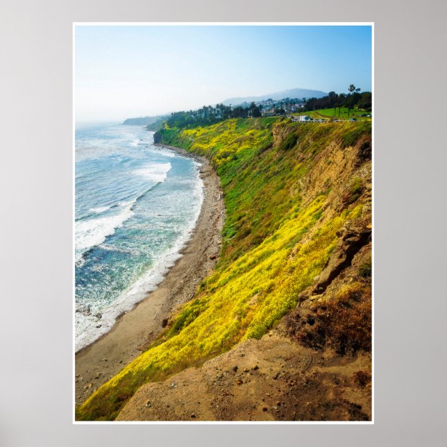Poster Golden Coastline in Bloom (Frente)