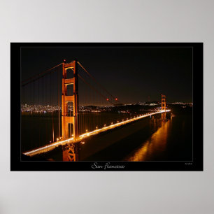 Pôster Golden gate bridge