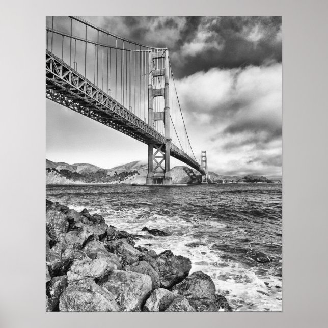 Poster Golden Gate Bridge, California (Frente)