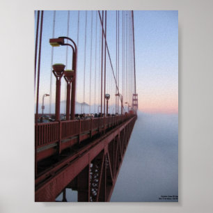 Pôster Golden gate bridge dos promontório de Marín