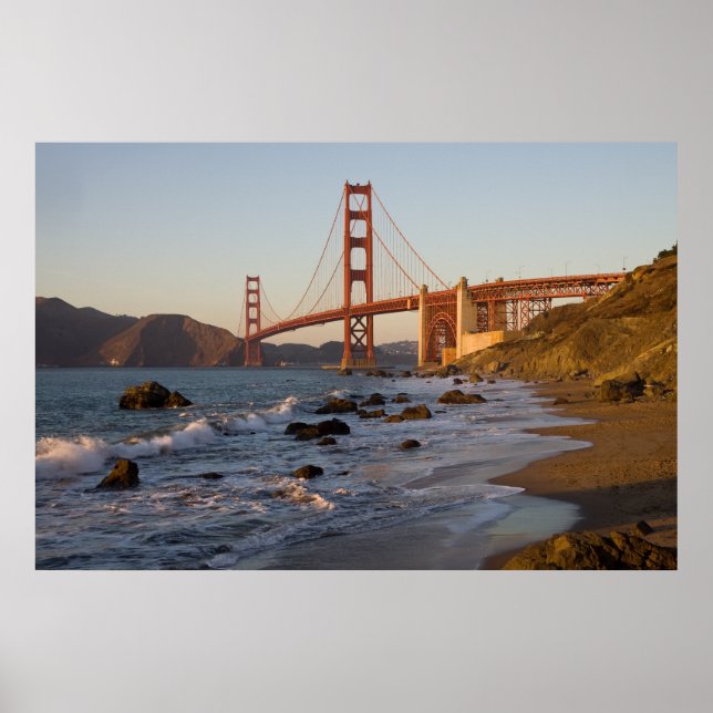 Pôster Golden Gate Bridge from Baker Beach (Frente)
