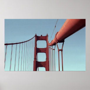 Pôster Golden gate bridge original, foto de San Francisco
