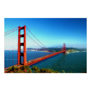 Pôster Golden gate bridge - San Francisco