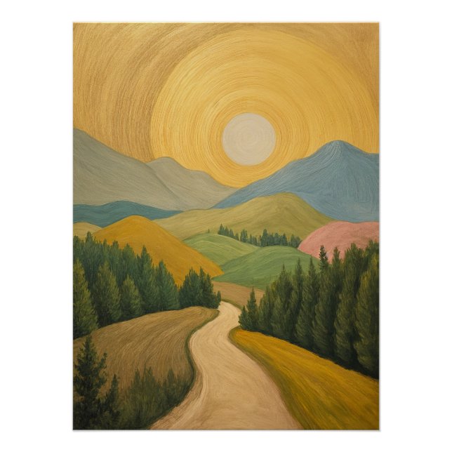 Pôster Golden Horizon Trail (Frente)