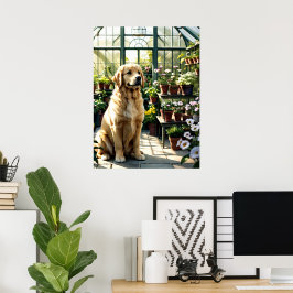 Poster Golden Moment Garden Delight