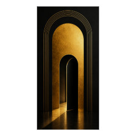 Pôster Golden Portal Wall Art Poster