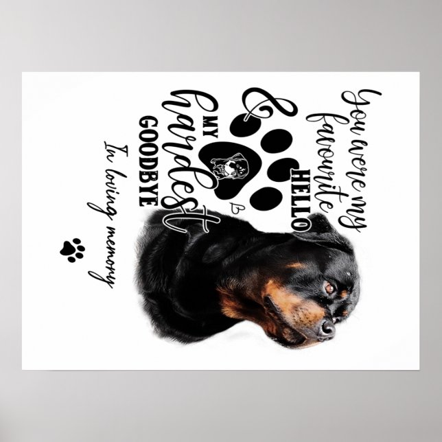 Poster Golden Retriever Dog Owner Birthday Gift Dog Quote (Frente)